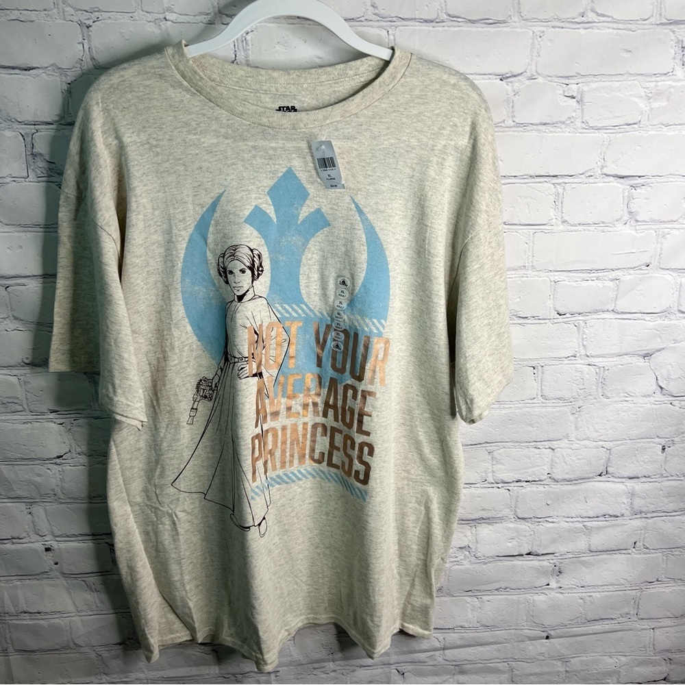 Disney Parks Star Wars Princess Leia Adult T-Shirt XL NWT